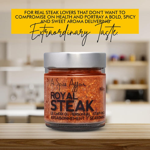 A Spice Affair's Royal Steak Seasoning - 100 g (3.5 oz) - Spice Blend and Seasonings
