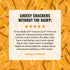 (Pack 6), 4 oz Every Body Eat Gluten Free Crackers, Cheese-Less Vegan Snacks, Dairy Free Cheddar Style Snack Crackers