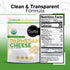 (21 oz) Healthier Comforts Organic Parmesan Cheese Powder - Real Aged Cheese Flavor Enhancer for Popcorn & Pasta.
