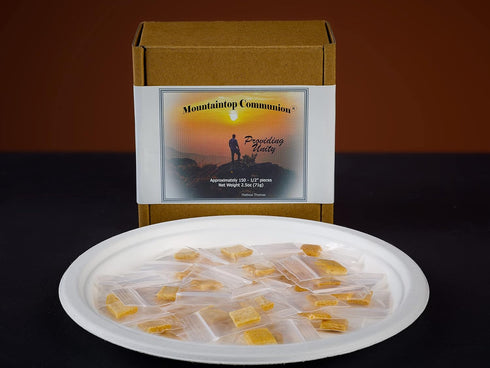 Mountaintop Communion Communion (150 Count) Individually Wrapped Gluten-Free Bread