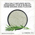 5 oz Rosemary Sea Salt Infused with Fresh Rosemary Oil Mineral-Rich Finishing Salt with Earthy and Aromatic Flavors
