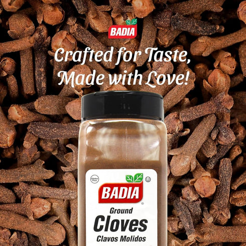 16 oz Badia Ground Cloves, - Premium Spice for Baking, Cooking & Beverages, Warm Aromatic Flavor