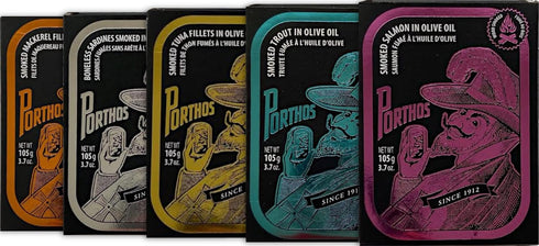 Porthos 105 3 Smoking Salmon in Olive Oil g - Smoked Wood - High Omega Content / Portugal