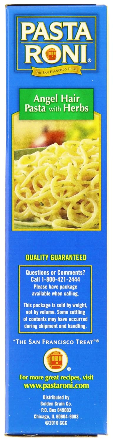 Pasta Roni 4.8-Ounce (Pack 12) Angel Hair Pasta with Herbs