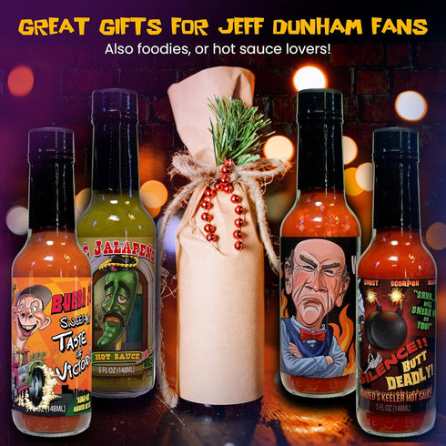 Jeff Dunham - Bubba J's Mango Habanero Hot Sauce | Perfect Blend of Sweet and Heat for Bold Tastes (Mild, 5 fl oz)