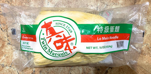 Wing Fung Hong 16 oz 2 Twin Marquis Lo Mein Egg Noodle x bags