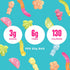 Pack, Gummies, 50g 8 Pack SmartSweets Sour Variety Gluten Free Healthy Snacks for Adults & Kids, Fun Chewy Candy, Low