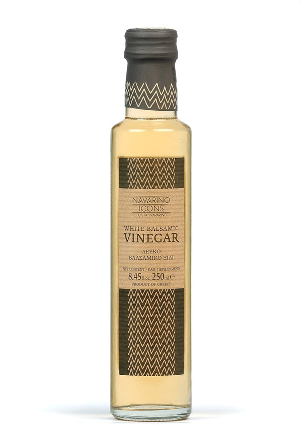 NAVARINO ICONS White Balsamic Vinegar, 8.5 Ounce