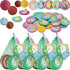 Fruidles Easter Sticker Milk Chocolate Snack in Mesh Bag Candy, Holiday Treats,