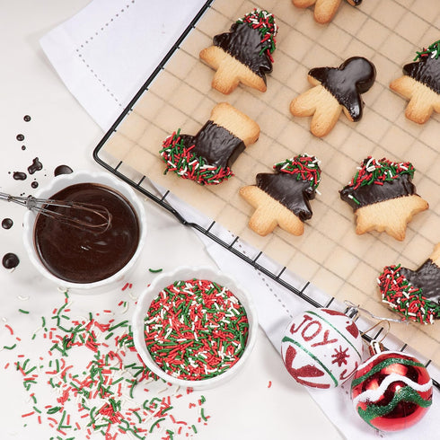 Christmas Cookie Gifts | Holiday Shortbread Cookies | Chocolate Cookies Snowflakes, Christmas Trees, Stocking Stuffers
