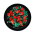 (4 Hard Strawberry Candy - Individually Wrapped Strawberry Candies with Soft Center - Filled Bon Bon Bulk Hard Candies