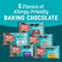 10 oz Enjoy Life Baking Chocolate Semi-Sweet Mega Chunks, Dairy Free, Soy Free, Nut Free, Non GMO, Gluten Free, Vegan