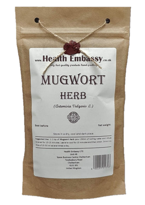 Health Embassy Mugwort Herb | Artemisia Vulgaris L | Loose Herbal Tea (50g)