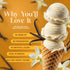 5 2 (1 Pack, Triple Scoop - Premium Vanilla Ice Cream Mix For Ice Cream Maker. Simple, Easy, Delicious. From Gourmet