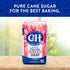 4 lb (Pack 2) C&H Granulated Sugar, Bag of Premium Pure Cane Sugar of with Bonus Brand Recipe Card