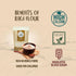 Ancient Wisdom 500 (17.63 Oz) Organic Ragi Flour (Finger Millet) GM