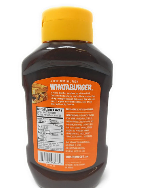20 oz 16.5 Oz 19 oz WHATABURGER Sauce Bundle ( Spicy Ketchup Bottle , Buffalo Sauce, Honey BBQ) Signature Whataburger