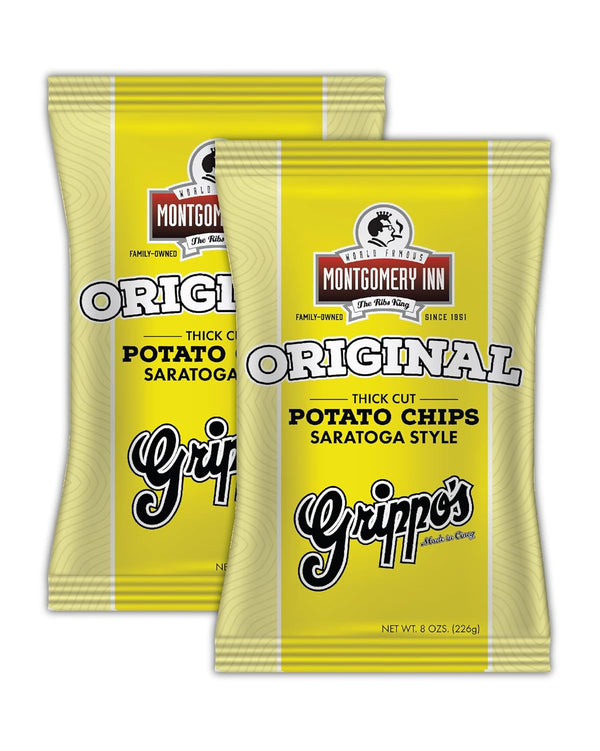 Montgomery Inn Grippo's Original Thick Cut Saratoga Style Potato Chips | 8 oz (2