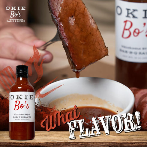 OkieBo's Authentic Oklahoma BBQ Sauce - Ideal for Meats and Seafood