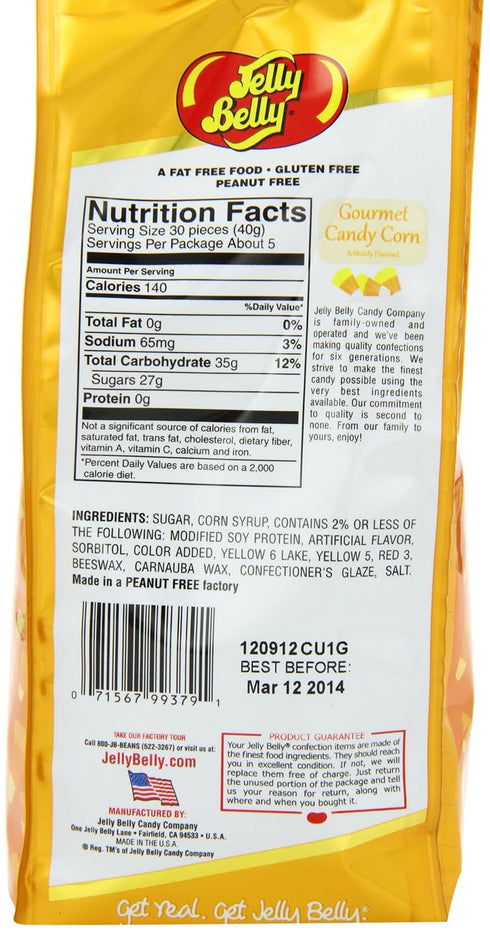 Jelly Belly Gift Bag, Gourmet Candy Corn, 7.5 Ounce