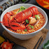 Pack 8, 110g (3.88 oz) 8 Paldo Fun & Yum Lobster Instant Big Cup Noodles with Soup, of Lobster Seafood Flavor Based