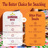 Pack 2 oz (2-Pack) Bangkok Bites Vegan Jerky Variety (Thai BBQ + Pad Thai), Real Ingredients, High-Protein, Low Fat