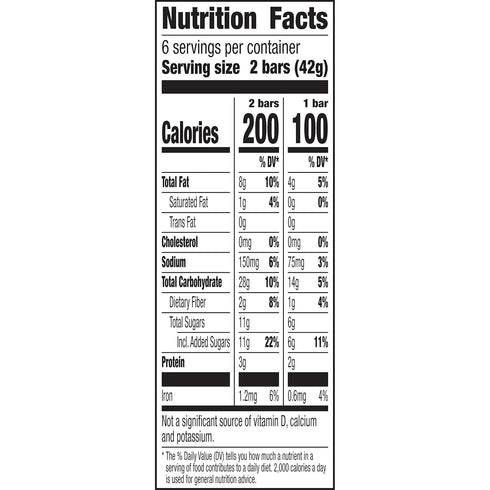 8.94 oz. Nature Valley Granola Bars, Chrunchy, Pecan Crunch