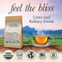 75 Wild Bliss Organic Wild Raw Dandelion Root Tea - Pharmacopoeia Quality Caffeine Free Herbal Detox Support - Plant