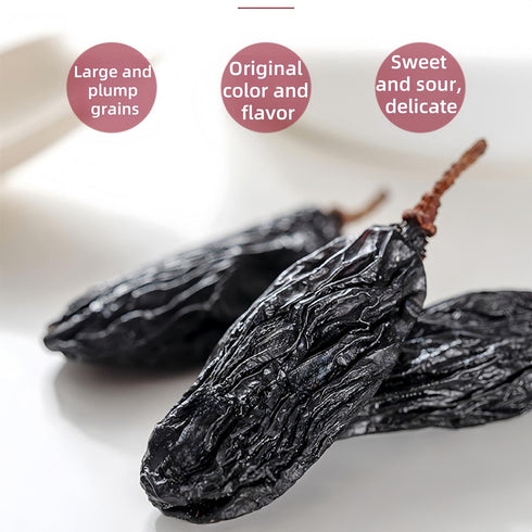 SYZJMWDY Packaging (200 Dehydrated Dried Blackcurrants - Large-sized Black currants, No Added Sweeteners | Resealable