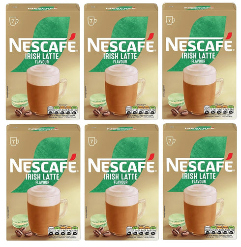 NESCAF Irish Latte Instant Coffee Sachets, x7 (Pack of 6, Total 42