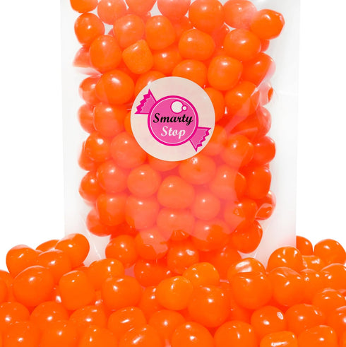 Smarty Stop 5 (Pack 1)) Fruit Sours Chewy Candy Balls, Bite-Size AND Resealable Bag (Orange, Pound