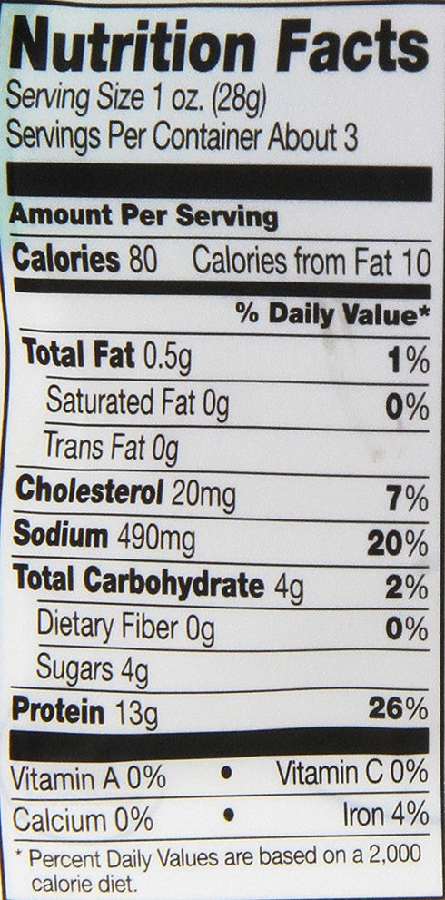 2.85 (Pack 4) Jack Links MSG Free Turkey Jerky, Original, Ounce