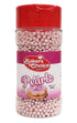 Baker's Choice Edible Pearls - Metallic Pink Pearl Sprinkles - Edible Sugar Pearls, Dairy Free, Kosher - 3 oz.