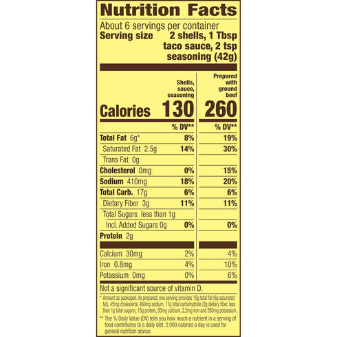 12 8.8 oz Old El Paso Crunchy Taco Dinner Kit with Taco Shells, Mild Taco Sauce, and Seasoning Mix, Easy Meal Prep, Ct