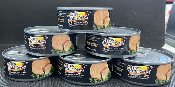 Generic Atun Fabi Saa Solid Light Tuna in Oil 5 Oz- (6 Can)