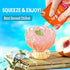 Pack- 12 KONJOY Konjac Jelly Variety Lychee, Peach, Mango, Blueberry, Passion Fruit, Green Grape, Drinkable Pouche, Low