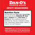 2 2 Pack (20 oz) Dan-O's Seasoning Large Bottle Combo | Spicy & Chipotle |