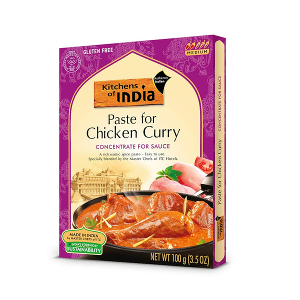Kitchens Of India Paste for Chicken Curry, 3.5-Ounce Boxes (Pack of 6)
