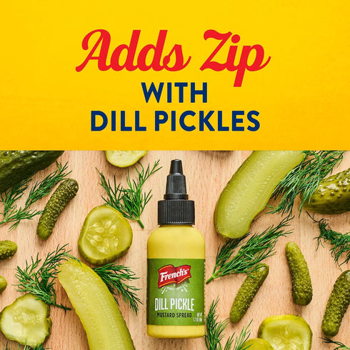 1.7 oz (Pack 24) French's Dill Pickle Mustard Spread