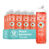 Sparkling Ice, Peach Nectarine Sparkling Water, Zero Sugar Flavored Water, with Vitamins
