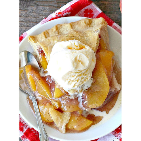 Amish Buggy 32 Oz Amish Pie Filling No Sugar Added Peach- TWO Jars
