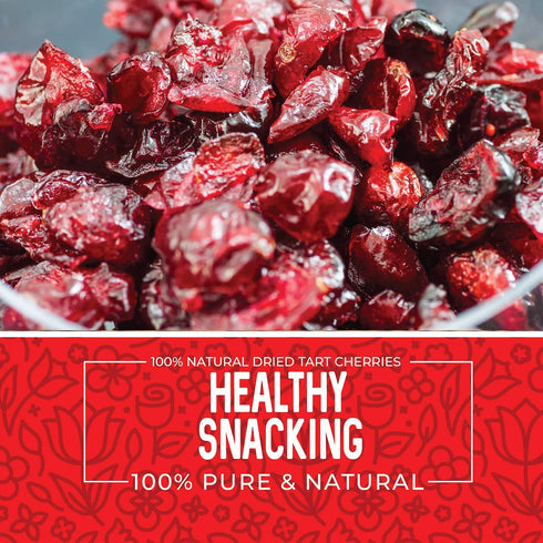 (1lb) Herbaila Dried Cherries Tart Cherry, Montmorency Tart Cherries, Dried Sour Cherries Fresh, Montmorency Dried Tart
