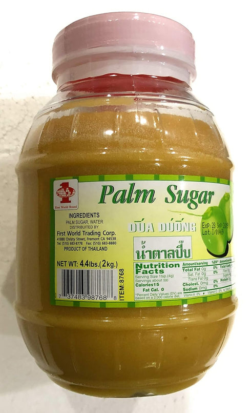 First World Palm Sugar (Dua Duong) - 4.4 lbs/2 Kg.