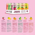 Pack 12oz, 12 Pack Sanzo Flavored Sparkling Water Variety - Yuzu Lemon, Calamansi Lime, Pomelo Grapefruit, Mango
