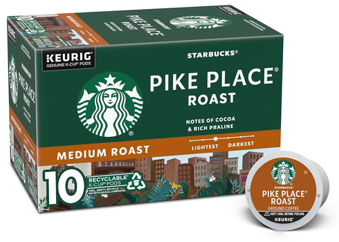 30 Pack Starbucks Coffee K-Cups for Keurig Brewer Piece Variety