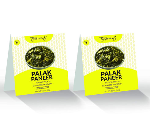 PALAK (SAAG) PANEER India Food Spice kit by Flavor Temptations. Home Cook