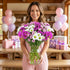 (16 Benchmark Bouquets - Purple Daisies - Fresh Flowers for Delivery - Mothers Day Flowers for Mom - Mothers Day Gifts