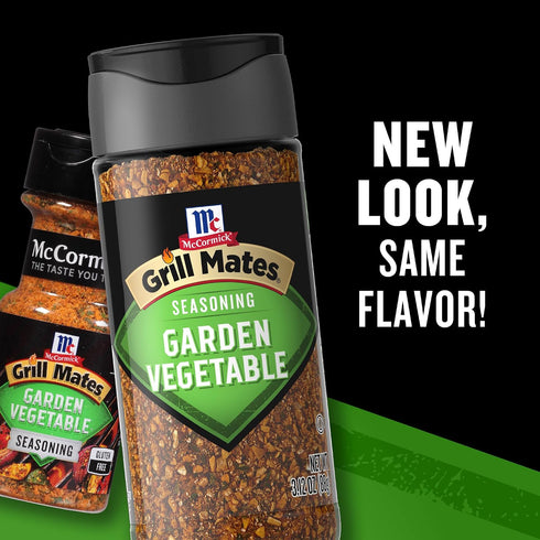 3.12 oz (Pack 6) McCormick Grill Mates Garden Vegetable Seasoning
