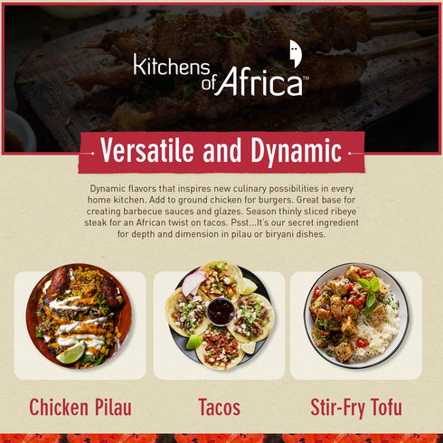 Kitchens of Africa Jerk Seasoning Paste 9 oz with Preserved Lemon, Dates, Tamarind, Dijon Mustard, Aromatic Spices