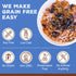 10 Oz (Pack 1) Paleonola Cinnamon Blueberry Grain Free Granola, Resealable Bag of - Grainless Paleo Granola Blended